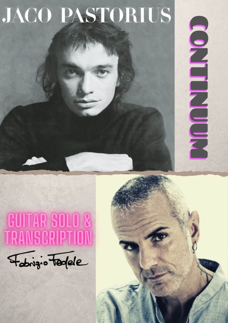 CONTINUUM - Fabrizio Fedele's Guitar Solo - Sheets & TABS